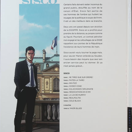 Sisco Tome 9 – Gold Black – Benec et Thomas Legrain | BD thriller politique, espionnage et action - Livre BD