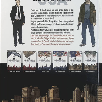 Secrets Bancaires USA Mort à Bethlehem – Philippe Richelle, Dominique Hé, Élise Dupeyrat – BD polar financier - Livre BD