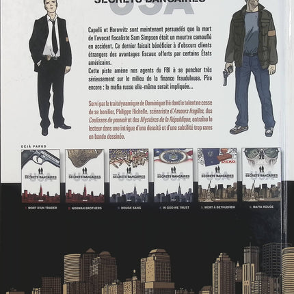Secrets Bancaires USA Tome 6 Mafia Rouge – Philippe Richelle, Dominique Hé – BD polar financier et mafia - Livre BD