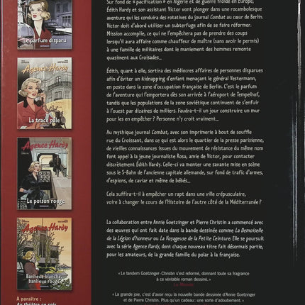 Agence Hardy Tome 5 Berlin, zone française – Pierre Christin, Annie Goetzinger – BD polar et enquête - Livre BD