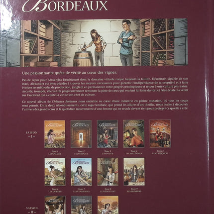Châteaux Bordeaux Tome 12 – Le Sommelier – Éric Corbeyran et Espé – BD sur le vin, la dégustation et les vignobles bordelais - Livre BD