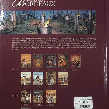 Châteaux Bordeaux Tome 13 – Bordeaux Bashing – Éric Corbeyran et Espé – BD sur le vin, les vignobles bordelais et les enjeux du secteur viticole - Livre BD