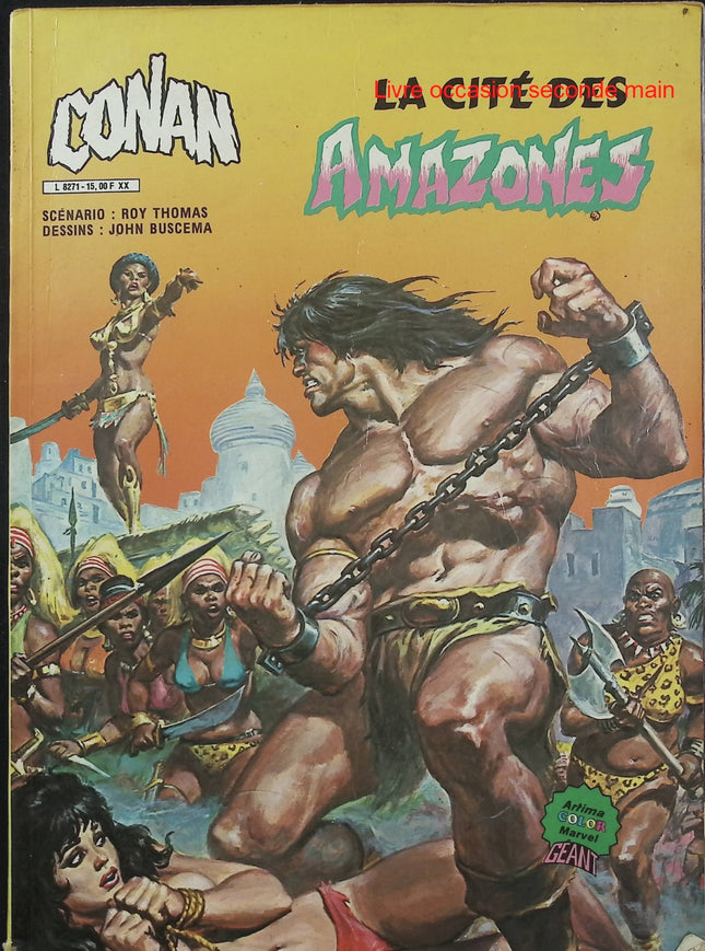 Conan La Cité des Amazones – Artima Marvel – Comics Conan vintage d’occasion - Livre BD
