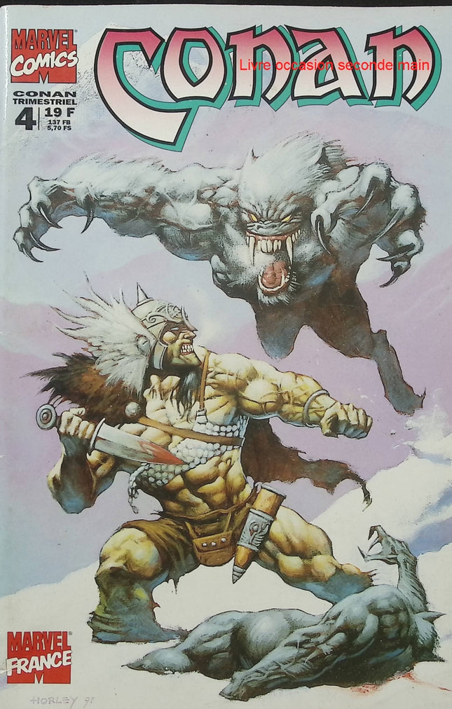 Conan N°4 – Marvel Comics – Comics Conan vintage d’occasion - Livre BD