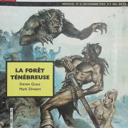 Super Conan N°3 – Mon Journal – Publication Marvel – Comics Conan vintage d’occasion - Livre BD