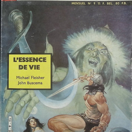 Super Conan N°9 – Mon Journal – Publication Marvel – Comics Conan vintage d’occasion - Livre BD