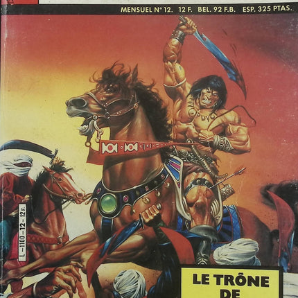 Super Conan N°12 – Mon Journal – Publication Marvel – Comics Conan vintage d’occasion - Livre BD