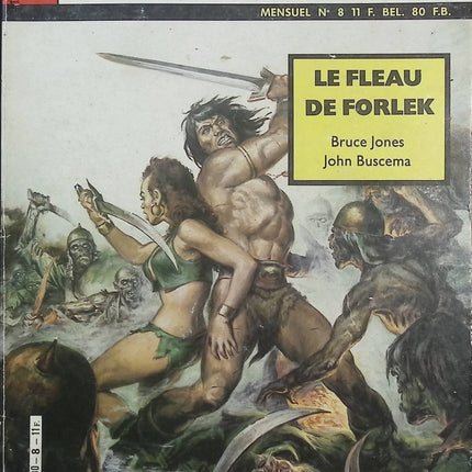 Super Conan N°8 – Mon Journal – Publication Marvel – Comics Conan vintage d’occasion - Livre BD
