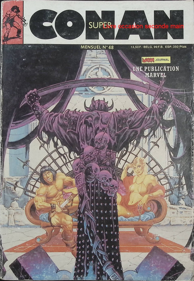 Super Conan N°48 – Mon Journal – Publication Marvel – Comics Conan vintage d’occasion - Livre BD