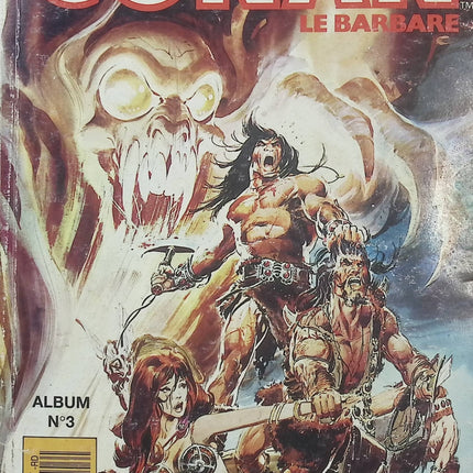 Conan Le Barbare N°3 Version intégrale 3 histoires – Marvel Comics Semic – Comics vintage d’occasion - Livre BD