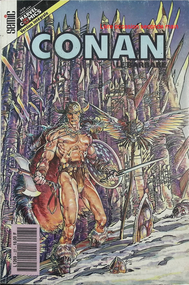 Conan Le Barbare N°27 – Marvel Comics Semic – Comics Conan vintage d’occasion - Livre BD