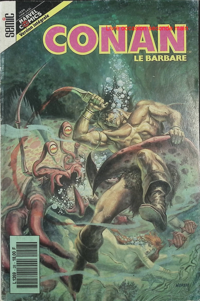 Conan Le Barbare N°28 – Marvel Comics Semic – Comics Conan vintage d’occasion - Livre BD