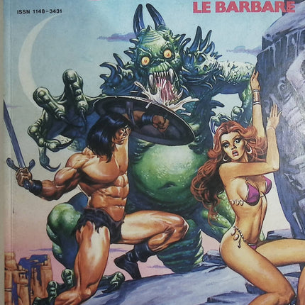 Conan Le Barbare N°4 Version intégrale 3 histoires – Marvel Comics Semic – Comics vintage d’occasion - Livre BD