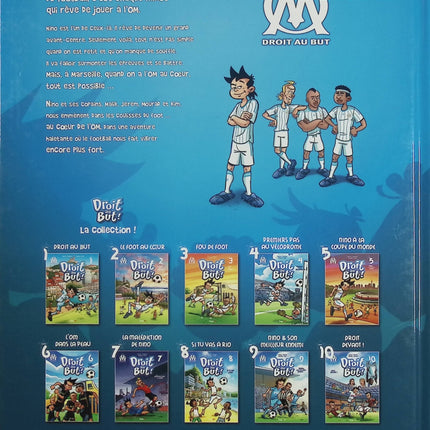 Droit au but ! Tome 2 – Le foot au cœur ! – BD football OM jeunesse aventure sportive – occasion - Livre BD
