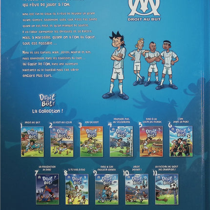 Droit au but ! Tome 4 – Premiers pas au Vélodrome – BD football OM jeunesse aventure sportive – occasion - Livre BD