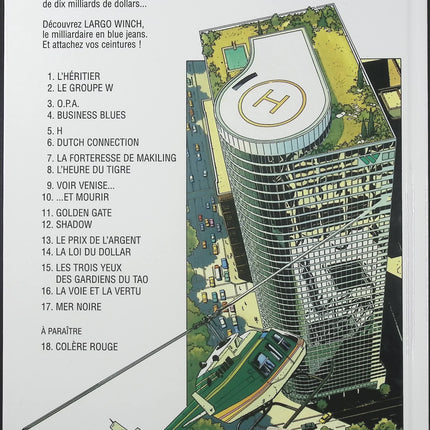 Largo Winch Tome 17 – Jean Van Hamme, Philippe Francq – BD aventure, thriller financier et action - Livre BD