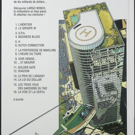 Largo Winch Tome 16 – Philippe Francq, Jean Van Hamme – BD aventure, thriller financier et action - Livre BD