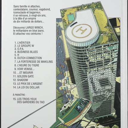 Largo Winch Tome 14 – La Loi du dollar – Jean Van Hamme, Philippe Francq – BD aventure, finance et thriller - Livre BD