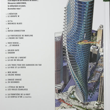 Largo Winch Tome 23 – La Frontière de la nuit – Éric Giacometti, Philippe Francq – BD aventure, finance et thriller - Livre BD