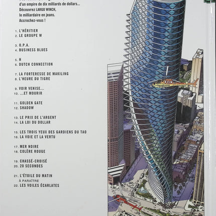 Largo Winch Tome 21 – L’Étoile du matin – Éric Giacometti, Philippe Francq – BD aventure, finance et thriller - Livre BD