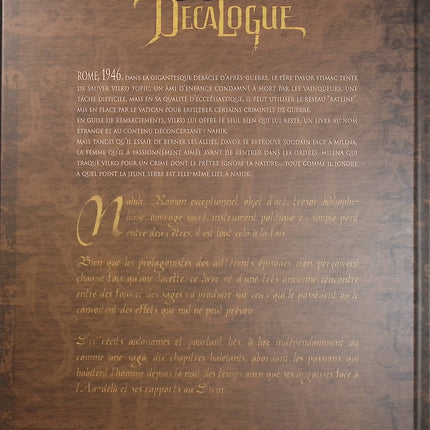 Le Décalogue Tome 4 – Le Serment – Frank Giroud, TBC – BD historique, mystère, aventure et suspense autour du Décalogue - Livre BD