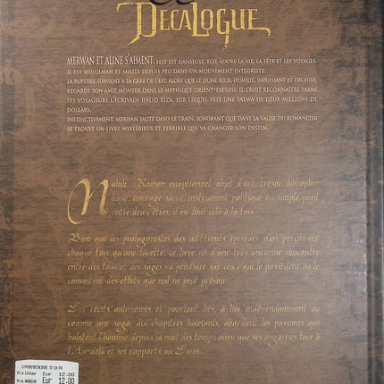 Le Décalogue Tome 2 – La Fatwa – Frank Giroud, Giulio De Vita – BD historique, thriller et aventure autour d’un secret religieux - Livre BD