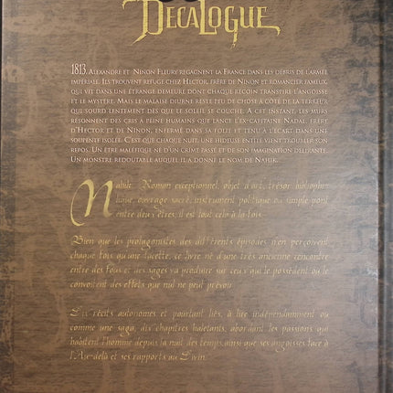 Le Décalogue Tome 8 – Nahik – Frank Giroud, Lucien Rollin – BD historique, mystère, aventure et suspense autour du mystérieux Nahik - Livre BD