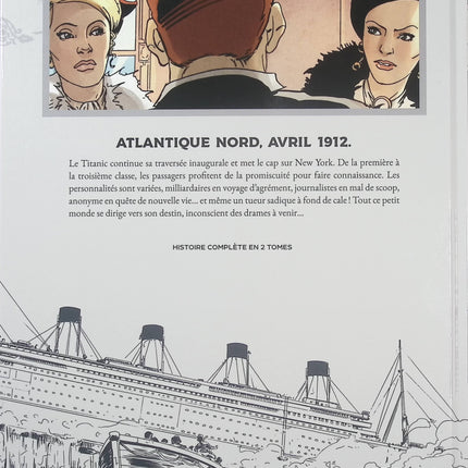 Les Fantômes du Passé Tome 2 – L’Ange noir du Titanic, Roger Seiter et Luc Brahy, BD thriller historique et enquête mystérieuse - Livre BD
