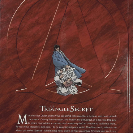 Le Triangle Secret Tome 1 Le Testament du Fou – Didier Convard et Gilles Chaillet, BD thriller ésotérique sur les secrets du Vatican, les mystères du christianisme et les sociétés secrètes - Livre BD
