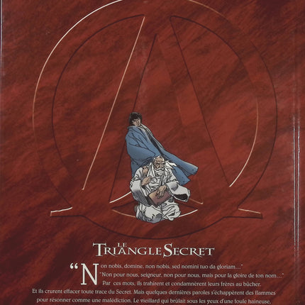 Le Triangle Secret Tome 3 De cendre et d’or – Didier Convard, Denis Falque et Gilles Chaillet, BD thriller ésotérique sur les Templiers, les secrets du Christ et les mystères de l’Église - Livre BD