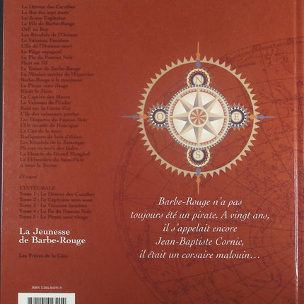 Les Frères de la côte - Tome 1 - La Jeunesse de Barbe Rouge - Christian Perrissin Daniel Redondo - Livre BD