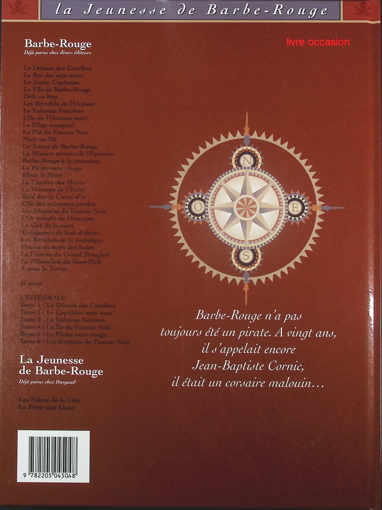 La Fosse aux lions - Tome 2 - La Jeunesse de Barbe Rouge - Perrissin Redondo - Livre BD