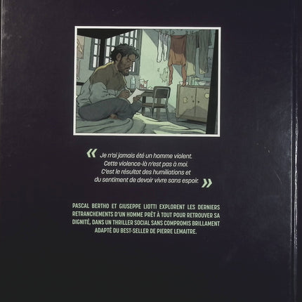 Cadres Noirs Tome 1 – Avant – Pascal Bertho, Giuseppe Liotti, Pierre Lemaitre – BD thriller, entreprise et suspense - Livre BD