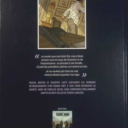 Cadres Noirs Tome 2 – Pendant – Pascal Bertho, Giuseppe Liotti, Pierre Lemaitre – BD thriller, entreprise et suspense - Livre BD