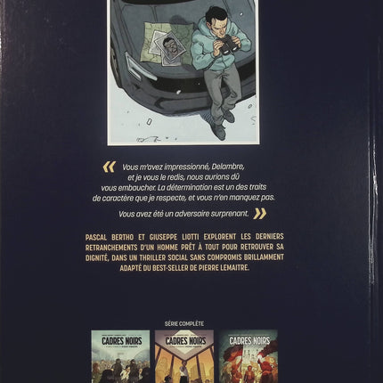 Cadres Noirs Tome 3 – Après – Pascal Bertho, Giuseppe Liotti, Pierre Lemaitre – BD thriller, polar et entreprise - Livre BD