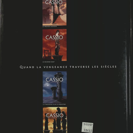 Cassio Tome 2 – Le Deuxième coup – Desberg et Reculé – Bande dessinée historique sur la Rome antique, aventure, vengeance et mystères - Livre BD