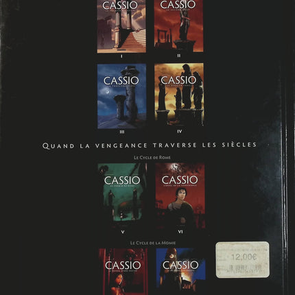 Cassio Tome 8 – Le Peintre des morts – Stephen Desberg et Henri Reculé – Bande dessinée historique antique, mystères, vengeance et intrigues dans la Rome antique - Livre BD
