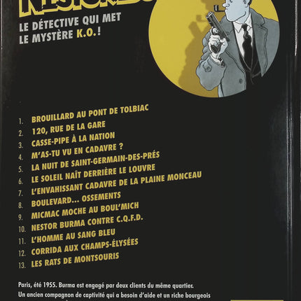 Nestor Burma Tome 13 – Les Rats de Montsouris – Léo Malet, Moynot, François Ravard – BD polar, enquête policière et Paris - Livre BD