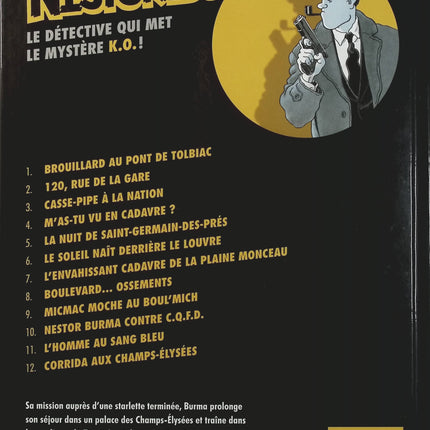 Nestor Burma Tome 12 – Corrida aux Champs-Elysées – Nicolas Barral, Léo Malet – BD polar, enquête policière et Paris - Livre BD