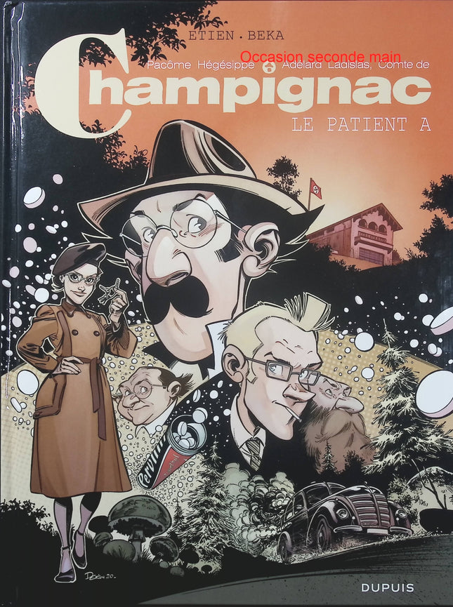 Champignac Tome 2 – Le Patient A – BeKa, David Etien – BD aventure, mystère et Spirou - Livre BD