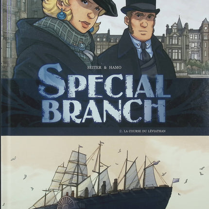 Special Branch Tome 2 – La Course du Léviathan – Roger Seiter, Hamo – BD policière, enquête et espionnage - Livre BD