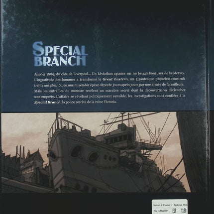 Special Branch Tome 1 – L’Agonie du Léviathan – Roger Seiter, Hamo – BD policière et thriller historique - Livre BD