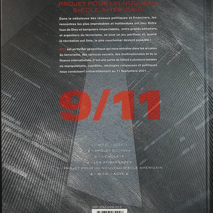 9/11 Tome 6 – W.T.C. Acte 2 – Eric Corbeyran, Jean-Claude Bartoll, Jef – BD thriller géopolitique d'occasion - Livre BD
