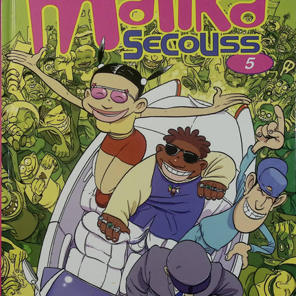 Malika Secouss Tome 5 - Fais pas ta star - BD humour jeunesse de Téhem - Livre BD
