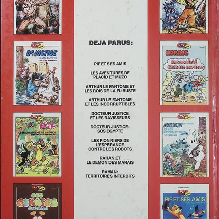 Fanfan La Tulipe – La Nuit des Castors – Pif Album – Éditions du Kangourou – BD d'occasion - Livre BD