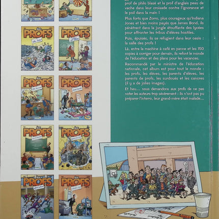 Les Profs Tome 9 – Rythme scolaire – Erroc et Pica – BD humour, lycée et professeurs - Livre BD