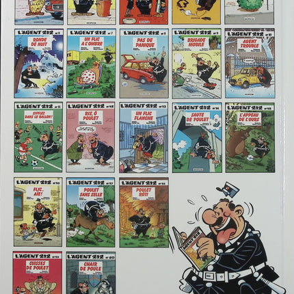 L’Agent 212 Tome 17 – Poulet sans selle – Raoul Cauvin et Daniel Kox – BD humour policier - Livre BD