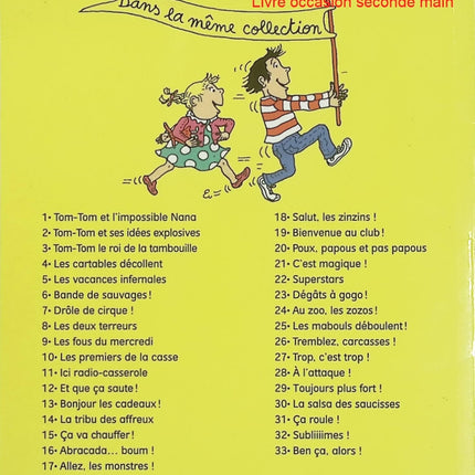 Les cartables décollent – Tom-Tom et Nana Tome 4 – Jacqueline Cohen & Bernadette Després – BD jeunesse d'occasion - Livre BD