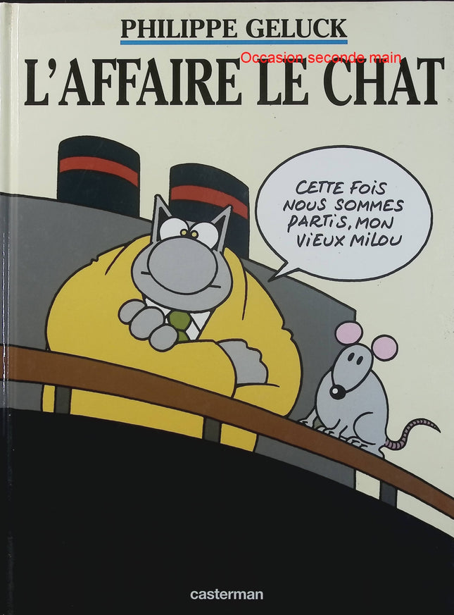 Le Chat Tome 11 – L’Affaire le Chat – Philippe Geluck – BD humour, gags et réflexions - Livre BD