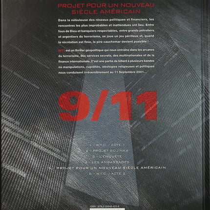 9/11 Tome 5 – Projet pour un nouveau siècle américain – Eric Corbeyran, Jean-Claude Bartoll, Jef – BD thriller d'occasion - Livre BD